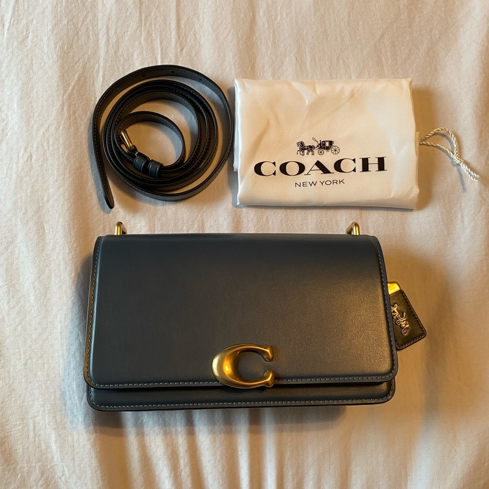 Coach Bandit Shoulder Bag Denim (Blue)